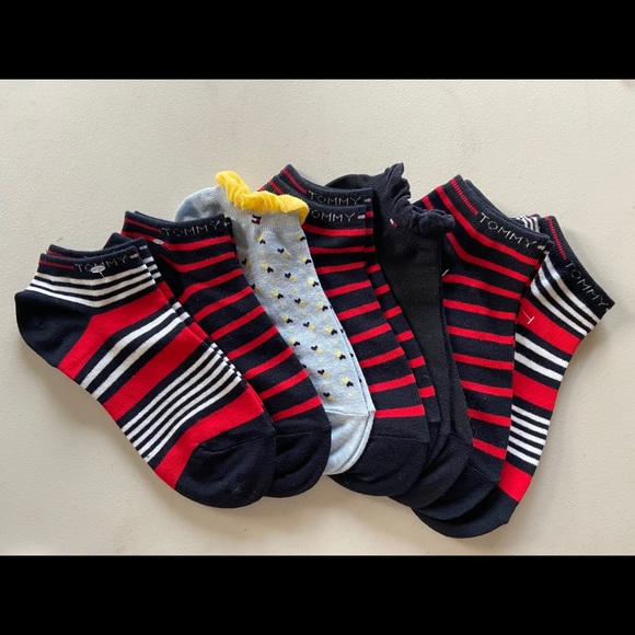 (7) TOMMY HILFIGER Stripe Low Cut Socks - Picture 2 of 7